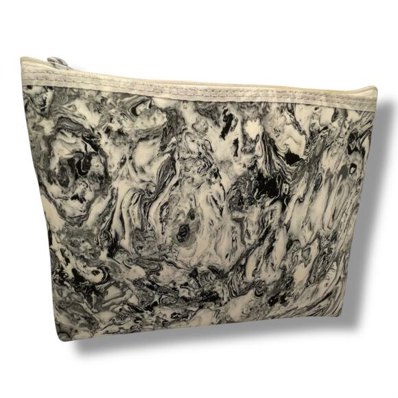 Vintage Creations by Alan Stuart New York  Makeup Bag Marble Print Cosmetic1990s - Picture 7 of 13